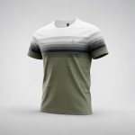Premium Gradient Stripe T-Shirt